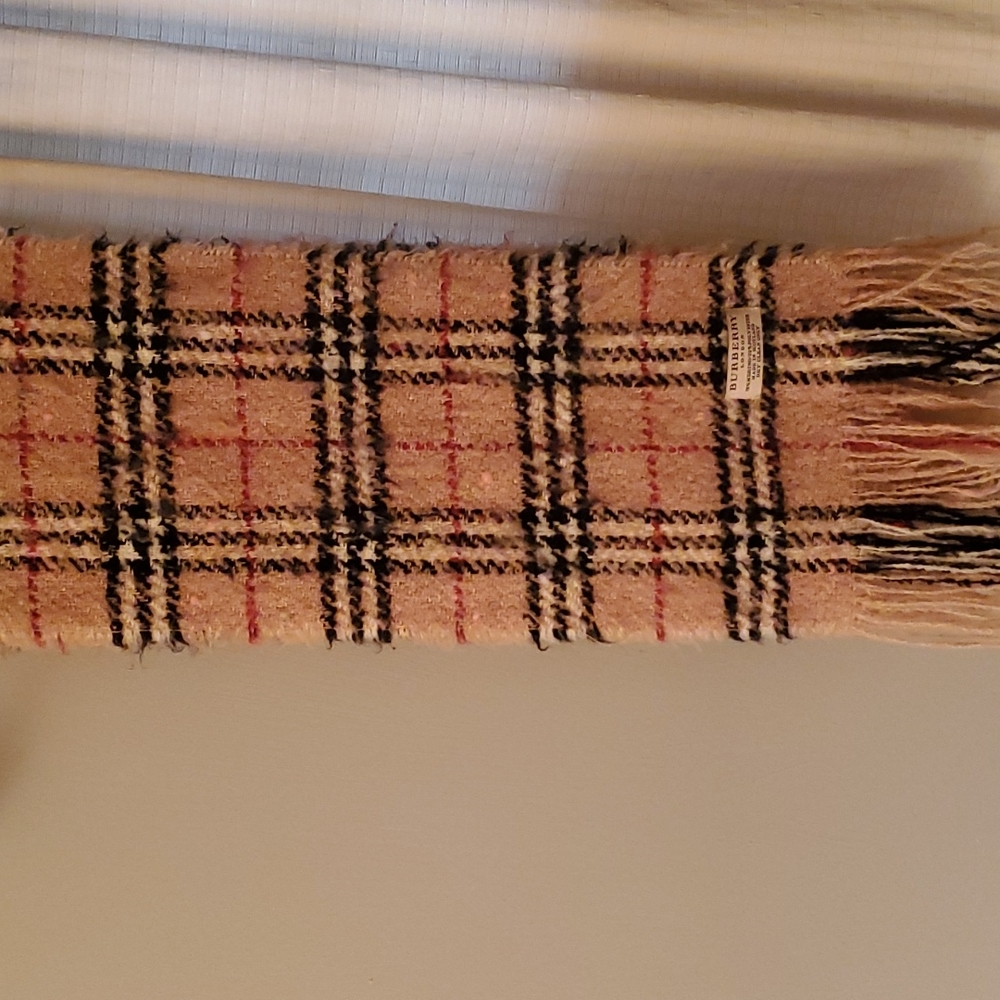 Original Burberry checkered scarf